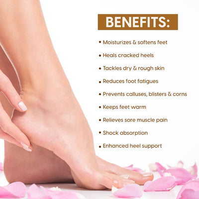 Silicon Socks: Say goodbye to cracked heels!