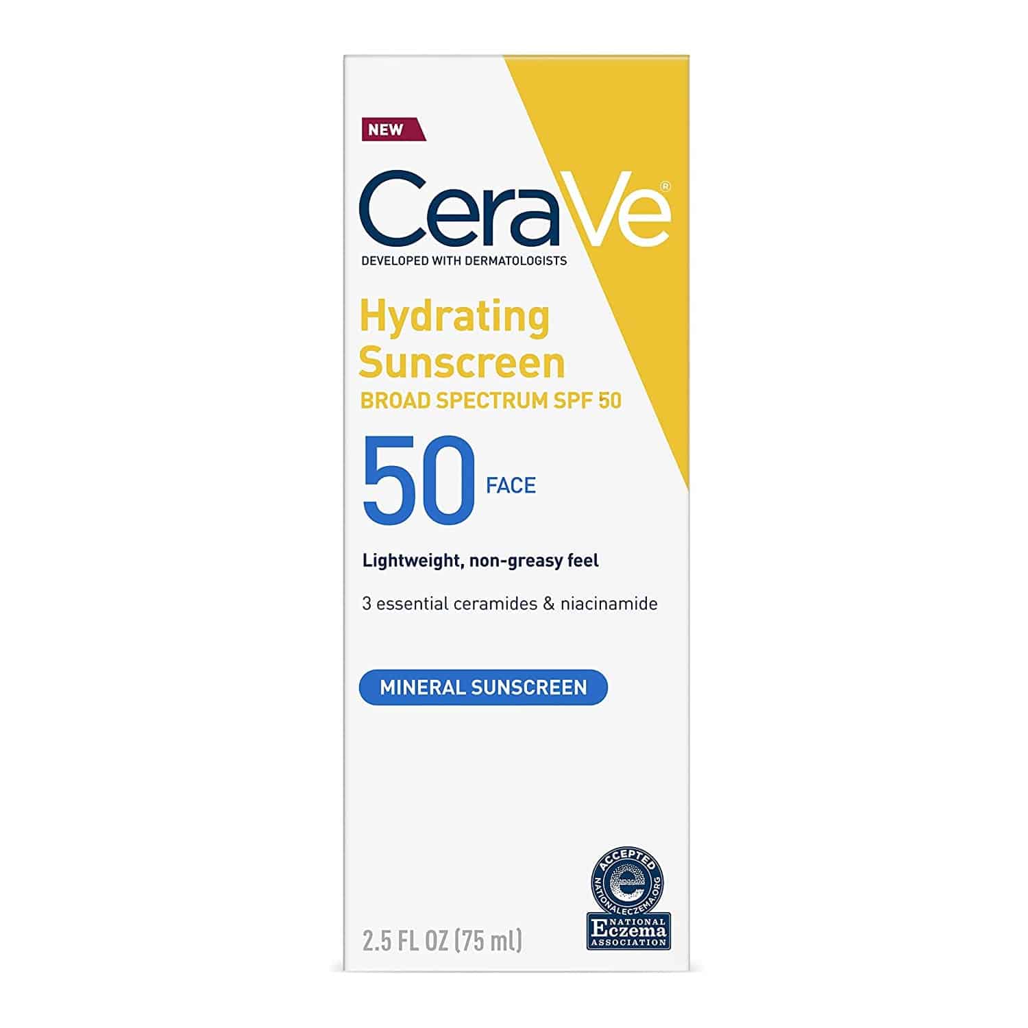 Cerave Hydrating Mineral Sunscreen Spf 50 -75 Ml – Cerave Hydrating Sunblock
