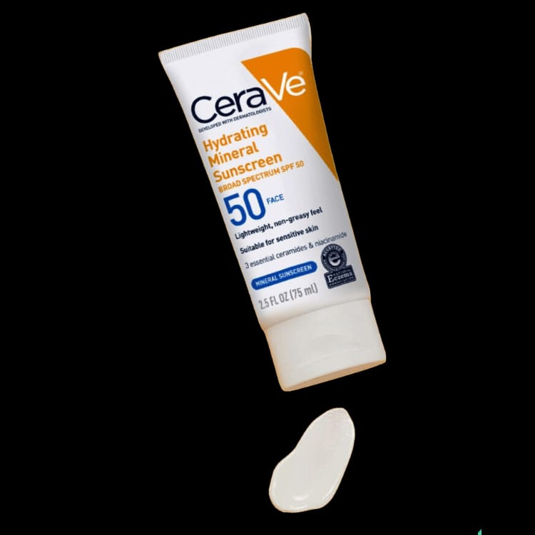 Cerave Hydrating Mineral Sunscreen Spf 50 -75 Ml – Cerave Hydrating Sunblock
