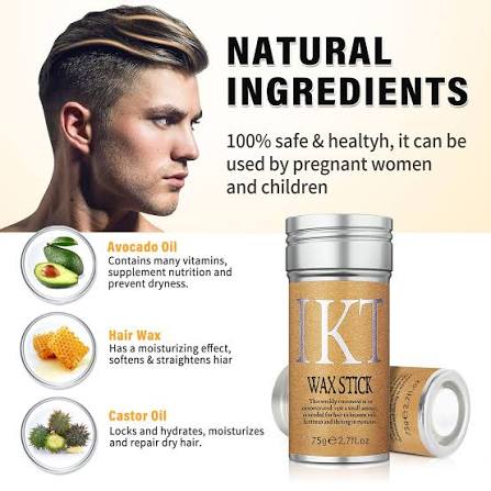 IKT Hair Wax Stick, Styling Wax for Smooth Wigs