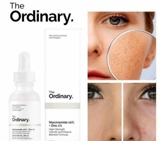 the Ordinary Niacinamide + Zinc Skin Care Cosmetics 10% 1% 10ml