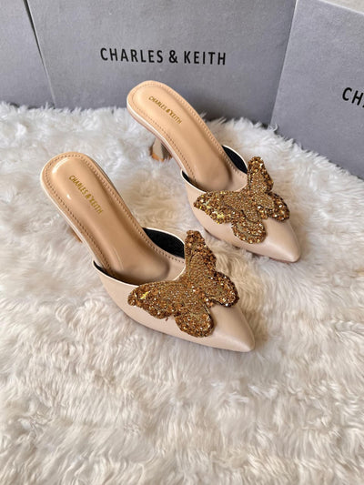 Butterfly  Charles& Keith branded heels