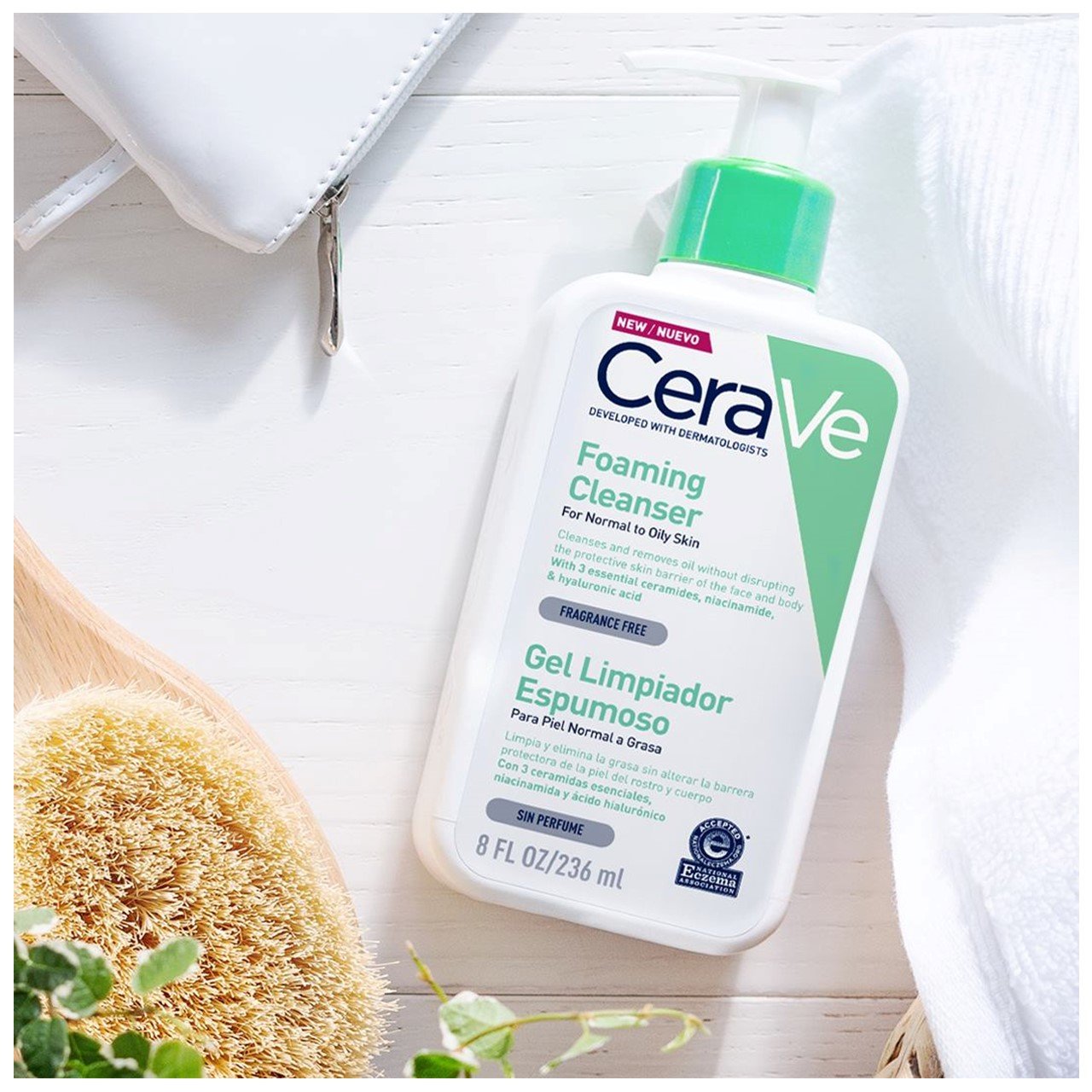 Cerave Foaming Facial Cleanser - CeraVe Foaming Cleanser for Oily Skin